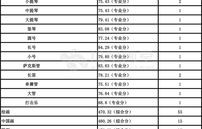 艺考电子商务专业分数线